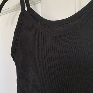 Black tank top from boutique